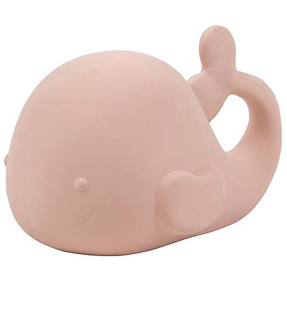 Nattou Bath Toy - Whale - Natural Rubber - Dusty Pink Nattou Bath Toy - Whale - Natural Rubber - Dusty Pink