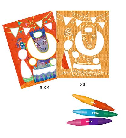 Djeco Colouring Set - Tightrope Walker Duck Balls Djeco Colouring Set - Tightrope Walker Duck Balls