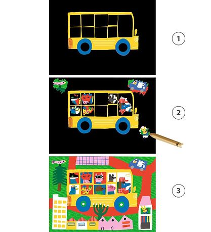 Djeco Scratch cards - Vehicles Djeco Scratch cards - Vehicles