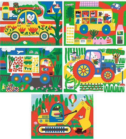 Djeco Scratch cards - Vehicles Djeco Scratch cards - Vehicles