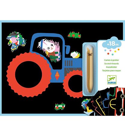 Djeco Scratch cards - Vehicles Djeco Scratch cards - Vehicles
