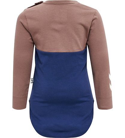Hummel Bodysuit æ/s - hmlHans - Deep Taupe