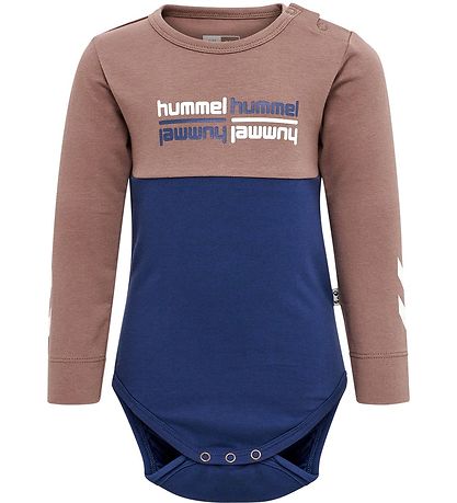 Hummel Bodysuit æ/s - hmlHans - Deep Taupe
