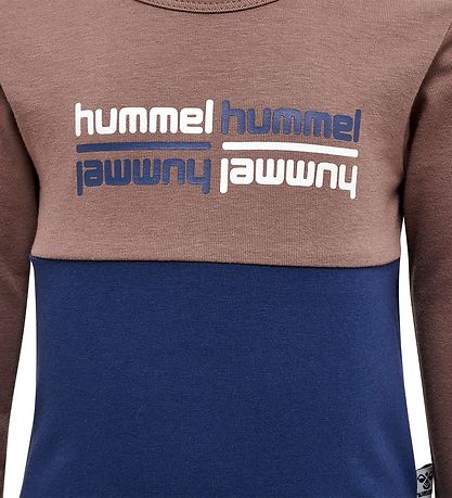 Hummel Bodysuit æ/s - hmlHans - Deep Taupe