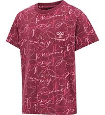 Hummel T-shirt - hmlMerry - Cordovan