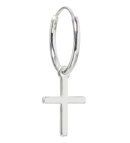 Me&My BOX Earring - w. Pendant - Silver