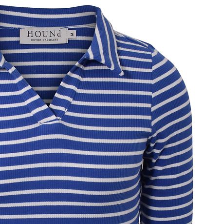 Hound Blouse - Rib Striped - Blue/White