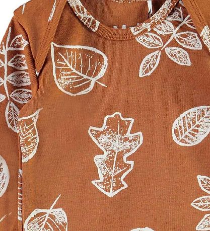 Molo Bodysuit l/s - Faros - Leaves Molo Bodysuit l/s - Faros - Leaves
