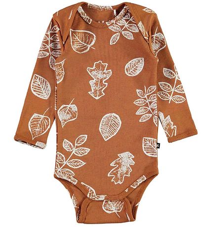 Molo Bodysuit l/s - Faros - Leaves Molo Bodysuit l/s - Faros - Leaves