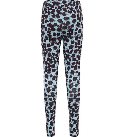 Leggings Hummel - hmlBadia - Bleu/Noir Leggings Hummel - hmlBadia - Bleu/Noir