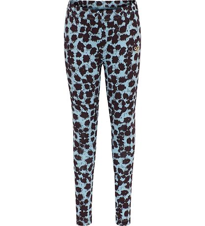 Leggings Hummel - hmlBadia - Bleu/Noir Leggings Hummel - hmlBadia - Bleu/Noir