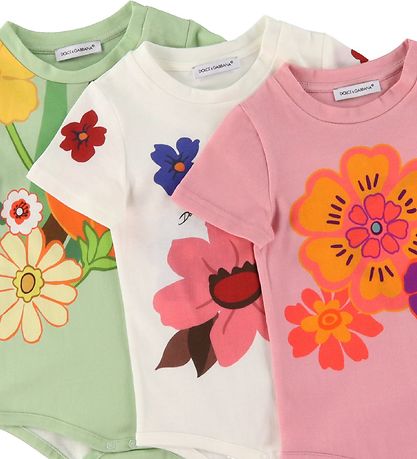 Dolce & Gabbana Bodysuits s/s - Gift Box - 3-Pack - Multicolour