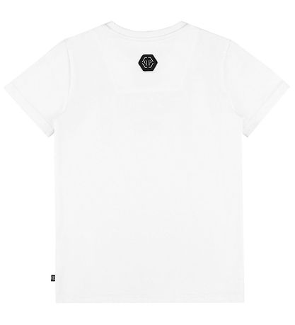 Philipp Plein T-Shirt - 1978 - White w. Rhinestone