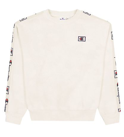 Champion Fashion Sweatshirt - Vit/Grå m. Logo