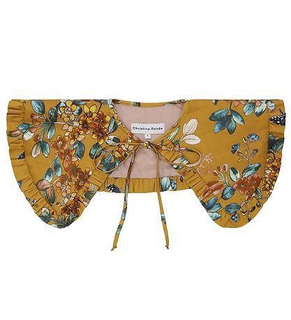 Christina Rohde Krage - Gul m. Blomster Christina Rohde Krage - Gul m. Blomster