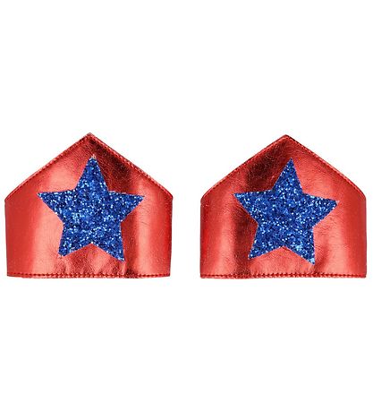 Meri Meri Costume - Cloak, Maybe and Bracelet - Blue Superhero