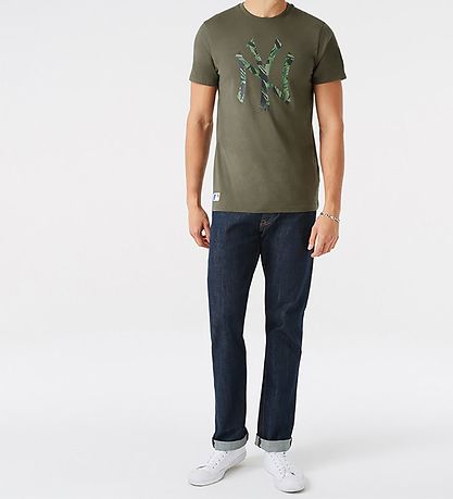 New Era T-Shirt - New York Yankees - Army Green