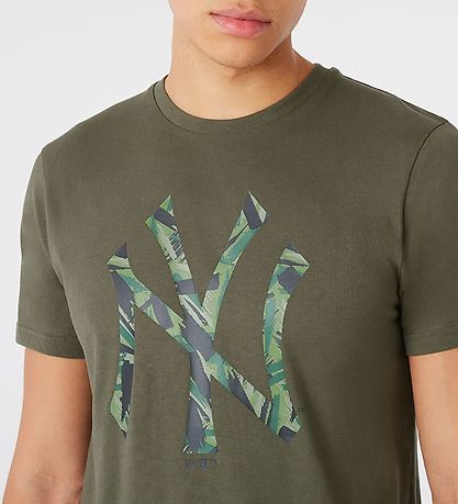 New Era T-Shirt - New York Yankees - Army Green