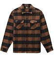 Dickies Shirt - Sacramento - Brown w. Checs