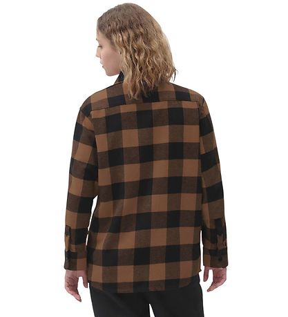Dickies Shirt - Sacramento - Brown w. Checs Dickies Shirt - Sacramento - Brown w. Checs