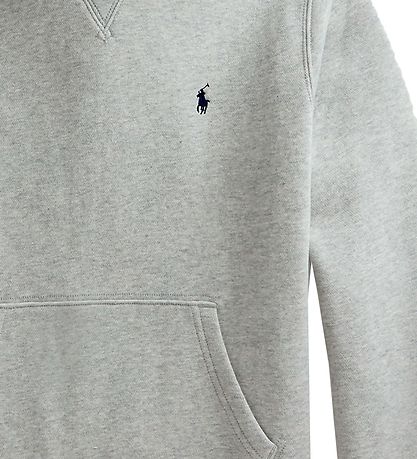 Polo Ralph Lauren Hettegenser - Klassikere - Grå Melert Polo Ralph Lauren Hettegenser - Klassikere - Grå Melert