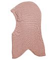 Racing Kids Balaclava - Wool/Cotton - 2-layer - Dusty Rose w. Sl