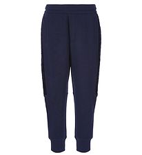 Emporio Armani 바지 - 네이비 포함 벨루어