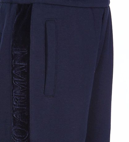 Emporio Armani Trousers - Navy w. Velvet