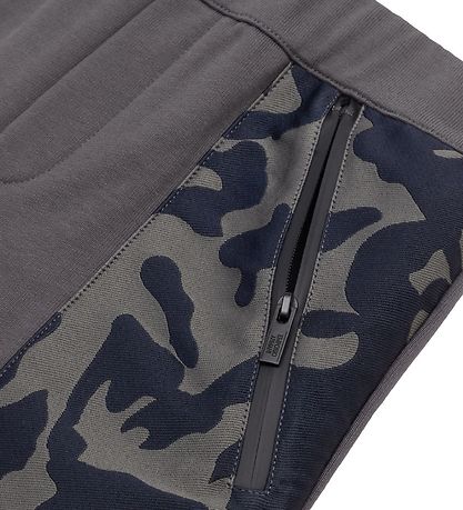 Emporio Armani Sweatpants - Charcoal Grey w. Camouflage