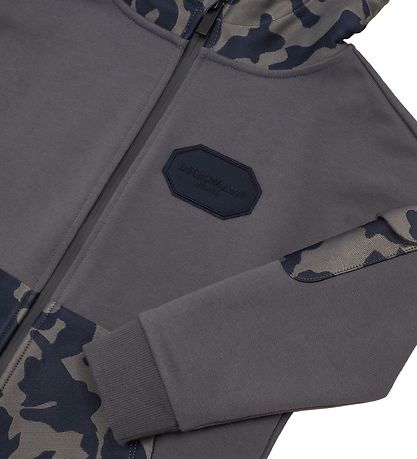 Emporio Armani Neuletakki - Hiilenharmaa, Camouflage Emporio Armani Neuletakki - Hiilenharmaa, Camouflage