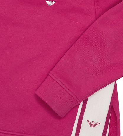 Emporio Armani Kapuzenpullover/Leggings - Pink m. Weiß