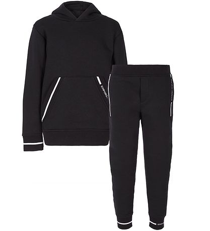 Emporio Armani Sweat Set - Black w. White Emporio Armani Sweat Set - Black w. White