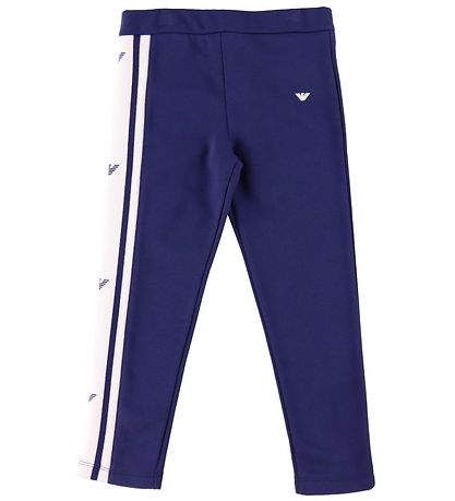 Emporio Armani Joggingbuxur - Dökkfjólublátt