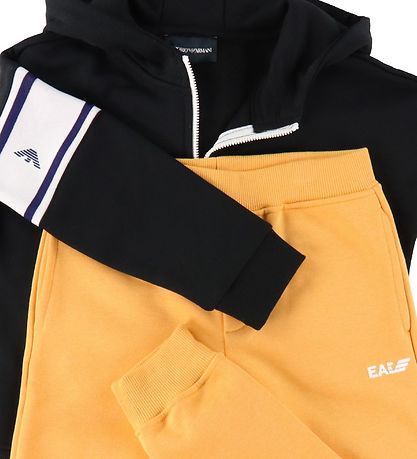 Emporio Armani Sweat Set - Black/Yellow Emporio Armani Sweat Set - Black/Yellow