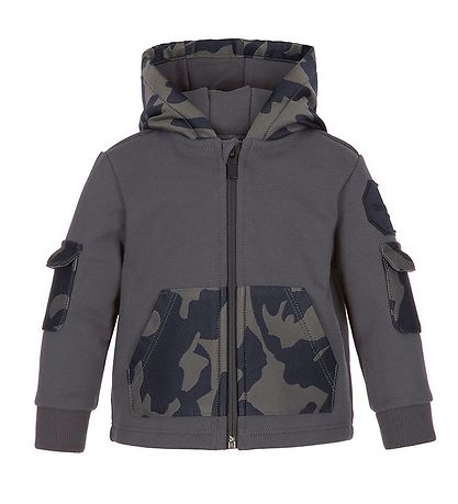 Emporio Armani Sweat Set - Charcoal Grey w. Camouflage Emporio Armani Sweat Set - Charcoal Grey w. Camouflage