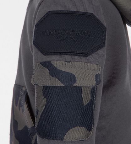 Emporio Armani Sweat Set - Charcoal Grey w. Camouflage
