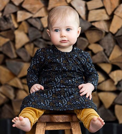 Smallstuff Kleid - Flower Night - Dark Blue Smallstuff Kleid - Flower Night - Dark Blue