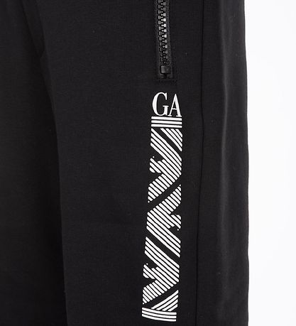 Emporio Armani Sweatpants - Black w. White