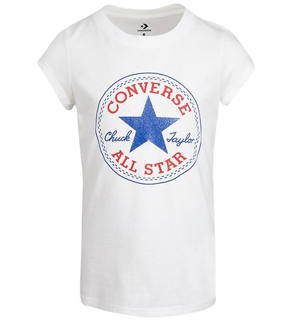 T-Shirt Converse - Blanc av. Logo