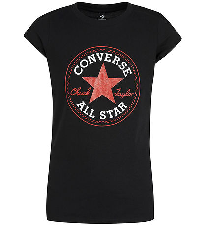 Converse T-shirt - Svart m. Logo