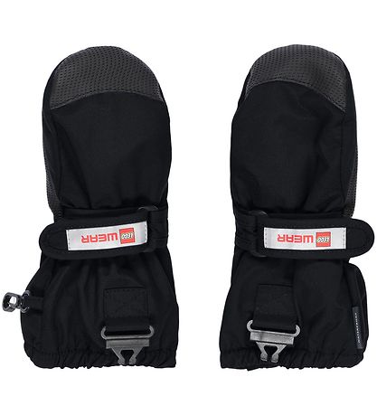 LEGO® Wear Mittens - LWAripo - Black w. Zipper LEGO® Wear Mittens - LWAripo - Black w. Zipper