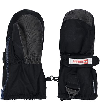 LEGO® Wear Mittens - LWAripo - Black w. Zipper LEGO® Wear Mittens - LWAripo - Black w. Zipper