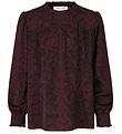 Rosemunde Blouse - Recycled Polyester - Merlot Snake Print Rosemunde Blouse - Recycled Polyester - Merlot Snake Print