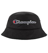 Champion Bucket Hat w. For - Black w. Logo Champion Bucket Hat w. For - Black w. Logo