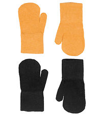 CeLaVi Rukkaset - Villa/Nylon - 2 kpl - Mineraali Yellow/Musta CeLaVi Rukkaset - Villa/Nylon - 2 kpl - Mineraali Yellow/Musta