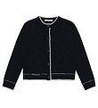Marni Cardigan - Wolle - Navy m. Weiß