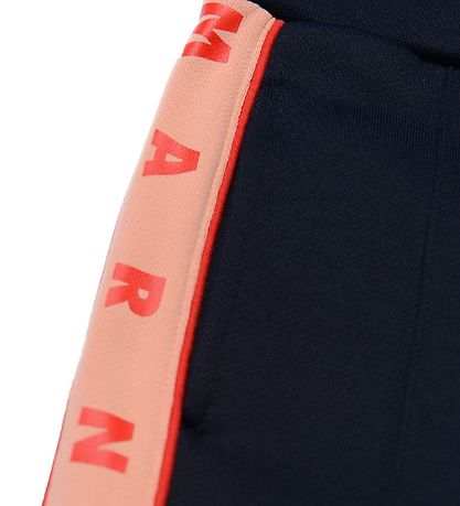 Marni Sweatpants - Navy w. Coral