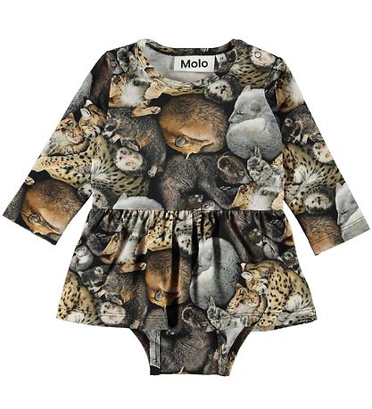 Molo Bodysuit w. Skirt l/s - Frances - Hibernation