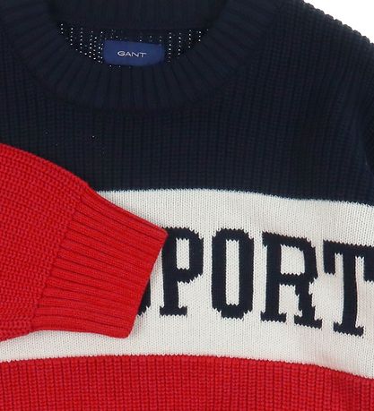 GANT Blouse - Knitted - Evening Blue GANT Blouse - Knitted - Evening Blue