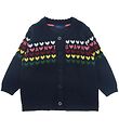 GANT Cardigan - Knitted - Heart - Evening Blue GANT Cardigan - Knitted - Heart - Evening Blue